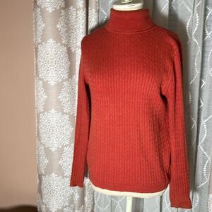 Croft & Barrow rib knit turtleneck long sleeve sweater Size small